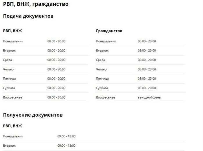 Часы приема граждан и запись на прием в центр